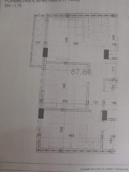 Tirane, shitet 2+1+BLK Kati 3, 104 m² 117.000 Euro (Kodra e Diellit)
