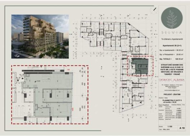 Shitet apartament 2+1 ne kompleksin "Selvia Luxury Living"! Kati 5, 120 m² 192.000 Euro (Selvia)