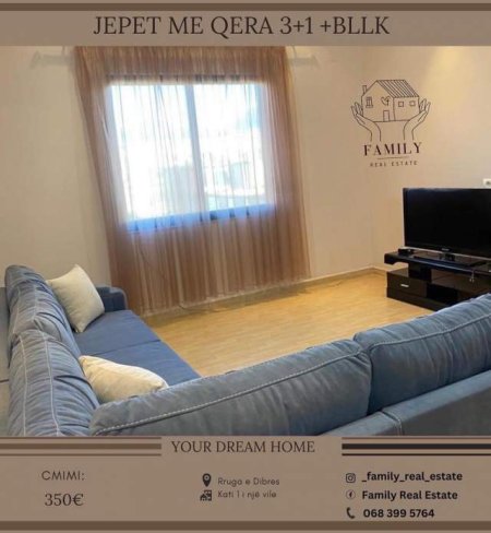 Tirane, jepet me qera apartament 3+1+BLK Kati 1, 100 m² 350 Euro (rruga e dibres)