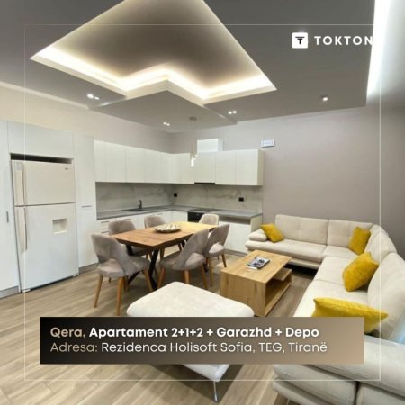Tirane, jepet me qera 2+1 Kati 0, 256 m² 1.700 € (Rezidenca Holisoft Sofia, TEG, Tiranë, TT 1195)
