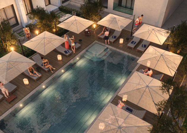 Durres, shes apartament 1+1+Ballkon Kati 2, 58 m² 80.000 € (Adriatic Garden Residences, Golem)