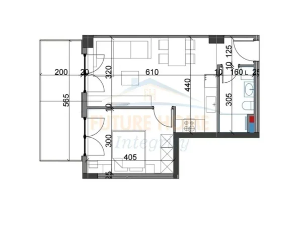 Tirane, shitet apartament 1+1 Kati 3, 70 m² 111.800 € (Ish Parku Autobusave)