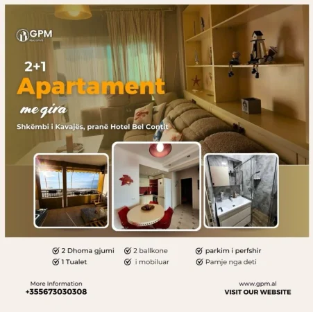 Durres, jepet me qera apartament 2+1 Kati 2, 85 m² 800 € (Durres).