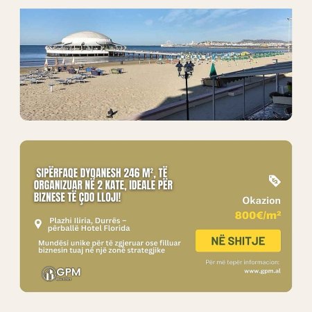 Durres, shitet dyqan , 246 m² 196.800 € (Plazhi Iliria)