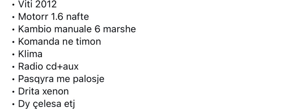 Tirane, shes makine Mazda 3 Nafte, gri e erret manuale Klima 200.000 km 5.300 €