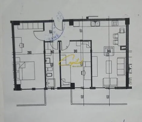 Tirane, shitet apartament 2+1 Kati 1, 91 m² 140.000 € (FRESKU)