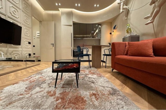 Tirane, jepet me qera apartament 1+1+Ballkon Kati 6, 75 m² 1.000 € (Square 21, rruga e Kavajes)