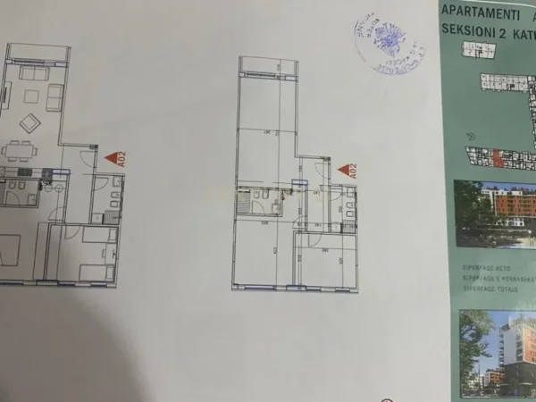 Tirane, shes apartament 2+1 , 104 m² 195.000 € (Bulevardi i Ri)