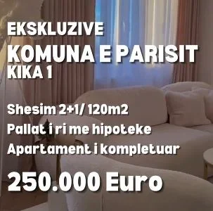 Tirane, shitet apartament 2+1 , 120 m² 250.000 € (Kika 1)