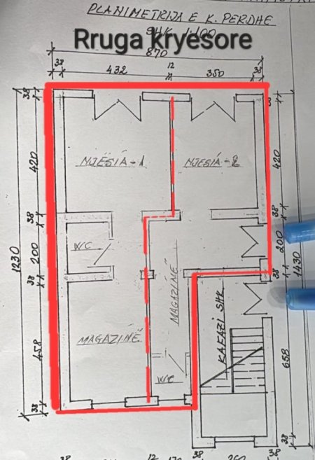Kavaje, shitet ambjent biznesi Kati 0, 114 m² 220.000 € (Rruga Skuraj)