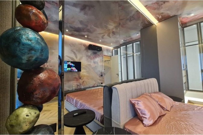 Tirane, jepet me qera apartament 1+1+Ballkon Kati 6, 75 m² 1.000 € (Square 21, rruga e Kavajes)