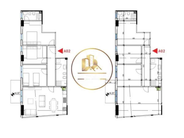 Apartament 3+1+2 për Shitje tek Kompleksi Ndregjoni!