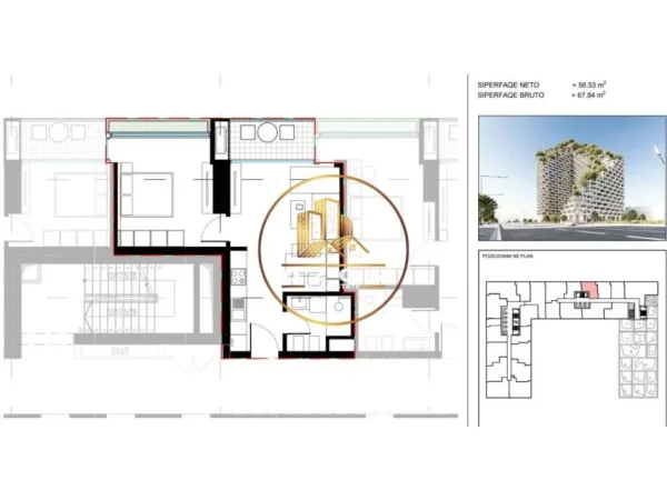Apartament 1+1 në Shitje tek Lion Park 2!