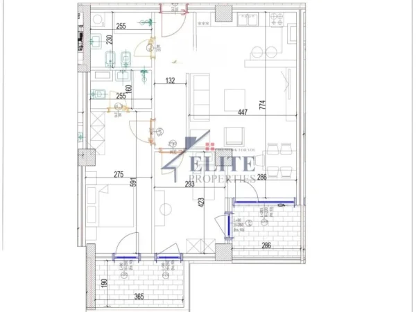 Tirane, shitet apartament 2+1+Ballkon Kati 4, 124 m² 241.990 € (Don Bosko)