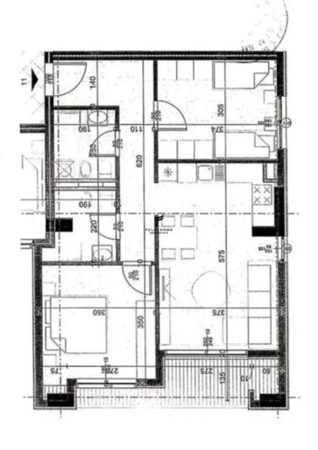 Tirane, shitet apartament 2+1+Ballkon Kati 2, 93 m² 150.000 € (ISH FUSHA E AVICIONIT)