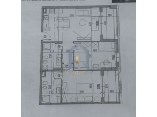 Tirane, shes apartament 2+1+Ballkon Kati 7, 127 m² (Javer Malo)