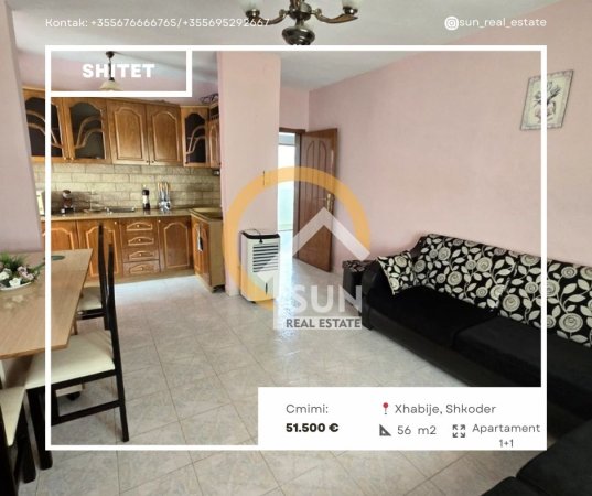 Shkoder, shitet 1+1+Ballkon Kati 5, 56 m² 51.500 € (BULEVARDI ZOGU I SHKODER)