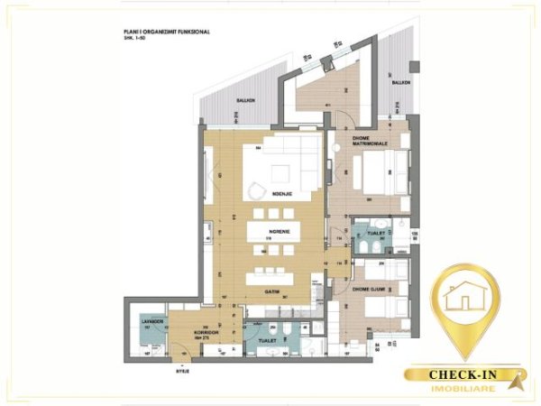 Tirane, shitet apartament 2+1+Aneks+Ballkon Kati 1, 148 m² 350.000 € (Rezidenca Kodra e Diellit 1)