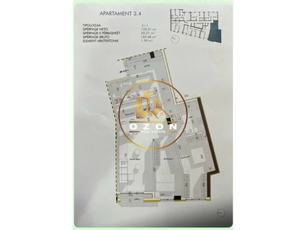 Apartament 2+1 në Shitje tek Pazari i Ri!