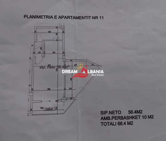 Tirane, shitet apartament 1+1+Ballkon , 66 m² 135.000 € (Tek Rruga e Elbasanit)