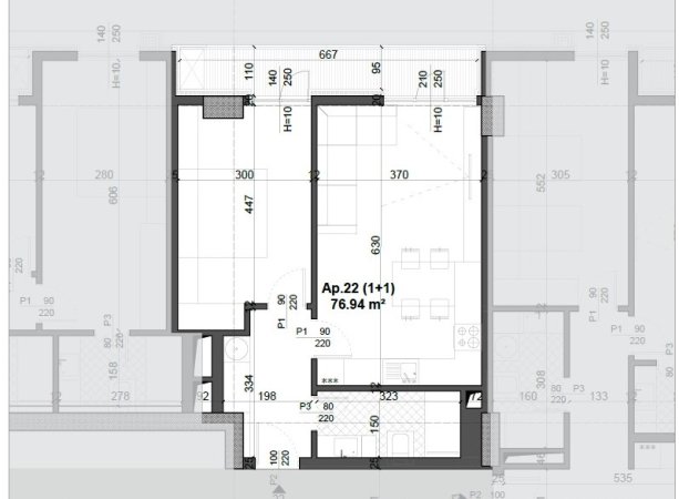 SHITET APARTAMENT:  1+1 📍 (Fush. Aviacinonit - Mei's Residence, Lana)  Kati 3, 77 m²  **** 103.800 Euro