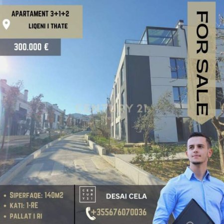 Tirane, shitet apartament 3+1+BLK Kati 1, 140 m² 300.000 Euro (Liqeni i Thate)