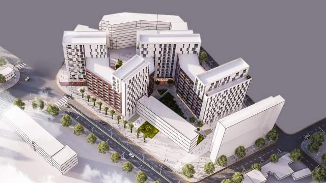Kompleksi ARLIS shitet apartament 2+1, 114 m2, 139.000 Euro/m2 (FARMACIA 10).
