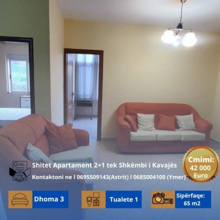 Shkembi Kavajes, shes apartament 2+1 Kati 2, 65 m² 42.000 Euro (Shkembi i Kavajes)