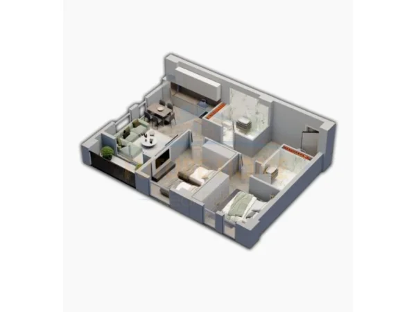 Tirane, shitet apartament 2+1+Ballkon Kati 1, 97 m² 91.710 € (qtu)