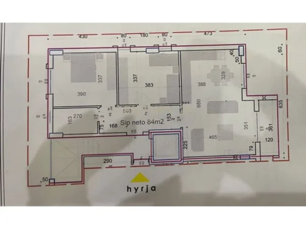 Tirane, shes apartament 2+1 , 98 m² 249.000 € (Liqeni i Thatë)