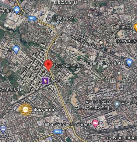 Tirane, jepet me qera dyqan Kati 0, 45 m² 500 € (Astir)