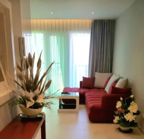Tirane, jepet me qera apartament 2+1+Ballkon Kati 19, 1.500 € (prane Air Albania Stadium)