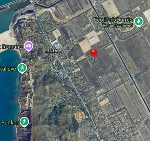 Durres, shes toke 6.500 m² 40 Euro/m2 (Prane Eco Park Durres (Porto Romano))