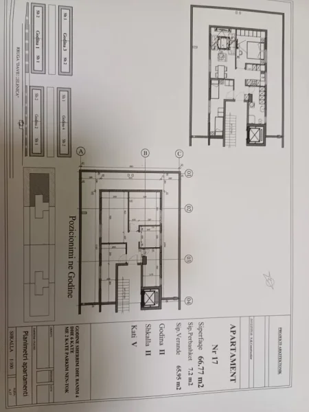 Tirane, shes apartament 1+1+Aneks+Ballkon Kati 5, 70 m² 125.000 € (selite)