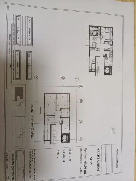 Tirane, shes apartament 2+1+Ballkon Kati 5, 68 m² 100.000 € (Selite Tirane)