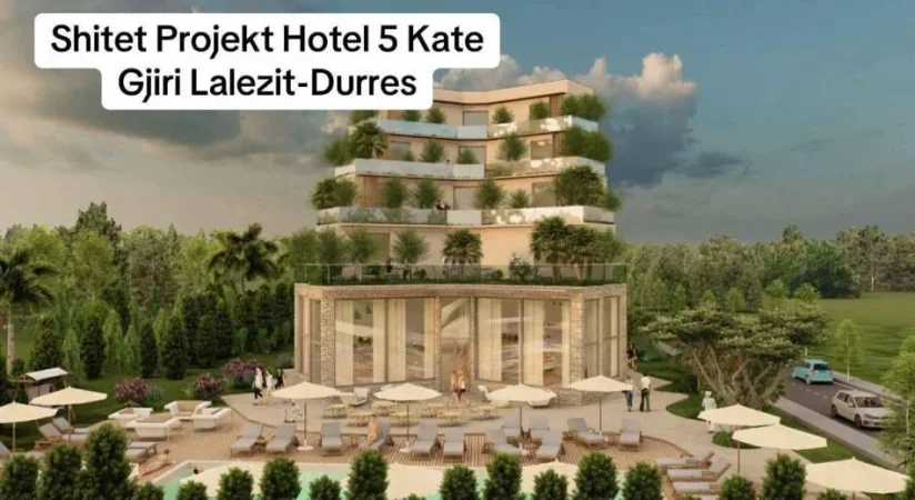 Durres, shitet hotel Kati 5, 3.312 m² 850.000 € (Gjiri Lalzit)