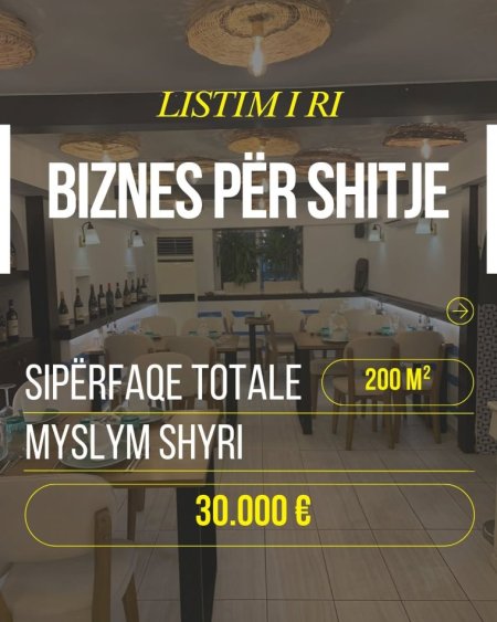Tirane, shes ambjent biznesi Kati -1, 200 m² 30.000 € (MYSLYM SHYR)