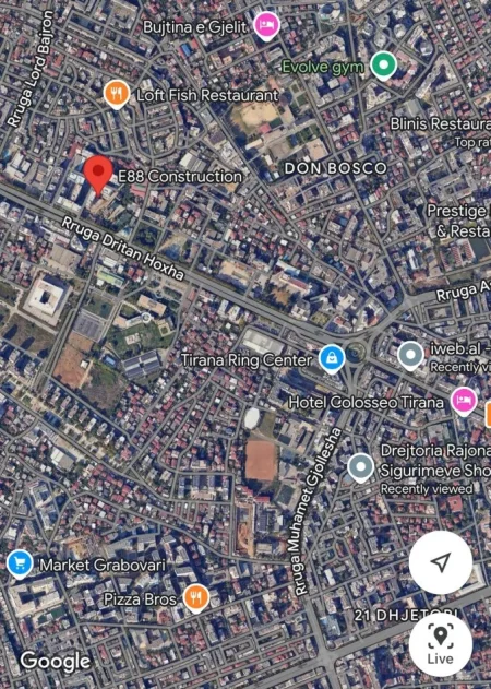 Tirane, shitet apartament 1+1+Ballkon Kati 4, 83 m² 134.016 € (Ne Rrugen Dritan Hoxha, Tek Rezidenca E-88)