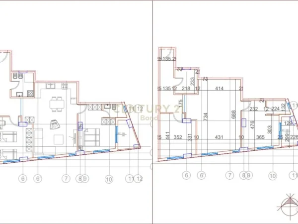 Tirane, shes apartament 2+1+Aneks+Ballkon Kati 5, 103 m² 170.700 € (Bukevardi Zhan Dark)
