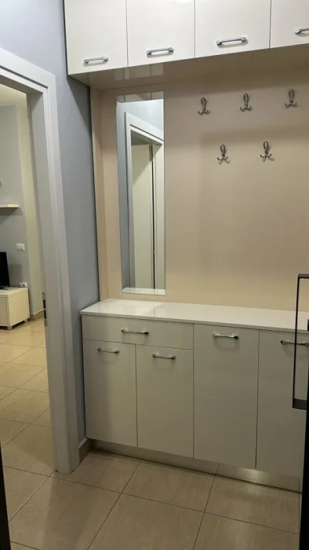 Tirane, jepet me qera apartament 1+1+Ballkon Kati 5, 55 m² 500 € (21 dhjetori , Kompleksi Kontakt)