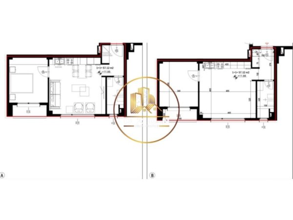 Tirane, jepet me qera apartament 1+1 Kati 4, 66 m² 800 € (Myslym Shyr)