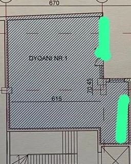 Tirane, jap me qera dyqan Kati 0, 65 m² 700 € (Rruga e Elbasanit)