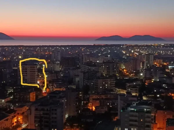 Vlore, shitet apartament 1+1 Kati 6,  82.000  ( 1190€ metri katror )(Hajredin Haxhiaj /midis Gj Ali Demi dhe Kishes ortodokse Vlore qender)