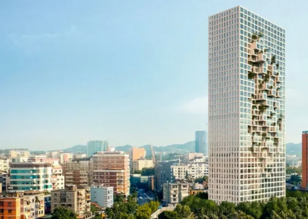 Tirane, shitet apartament+verande | Penthouse 1+1 Kati 21, 237 m² 975.000 € (Rr Elbasanit)