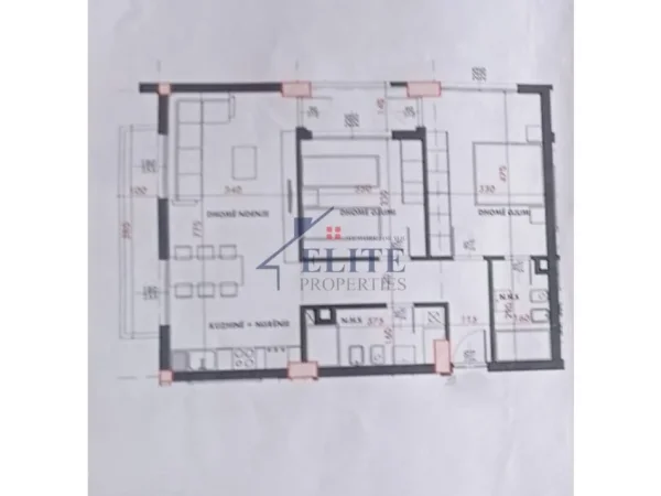 Tirane, shitet apartament 2+1 Kati 4, 107 m² 150.000 € (Ish Fusha e Aviacionit)