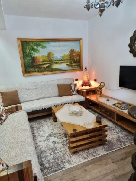 Tirane, jepet me qera apartament 1+1 Kati 1, 65 m² 380 € (Kinostudio)