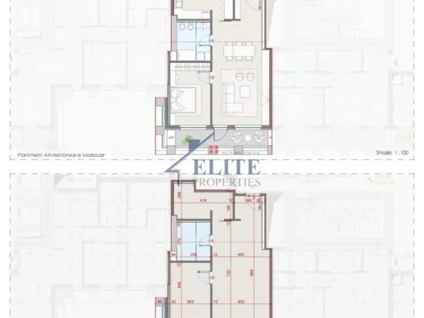 Tirane, shitet apartament 1+1+Ballkon Kati 8, 111 m² 245.000 € (Rruga Asim Vokshi)