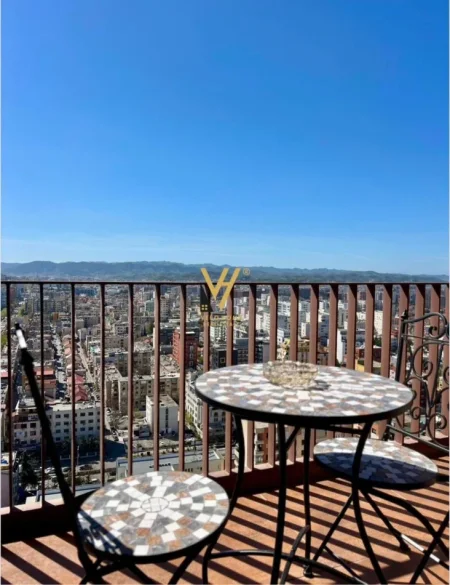 Tirane, jepet me qera apartament 1+1+Ballkon Kati 21, 73 m² 1.000 € (GARDEN BUILDING)