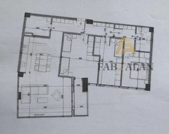 Tirane, shitet apartament 3+1+2 Kati 2, 147 m² 147.600 € (Paskuqan)