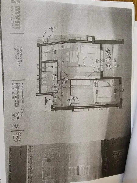 Tirane, shitet Kati 2, 70 m² 95.500 €